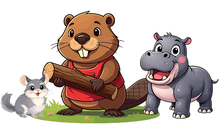 Cute animals illustration